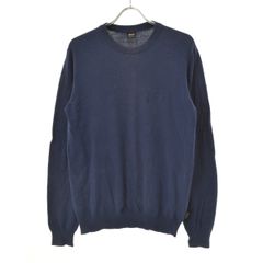 希少サイズ】ヒューゴボス 現行 コットンセーター ニット 