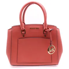 MICHAEL KORS (マイケルコース) 2WAY レザー ハンド ショルダー バッグ オレンジ レディース