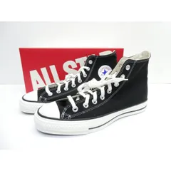 CONVERSE コンバース CANVAS ALL-STAR J HI MADE IN JAPAN Black SIZE:27.5cm スニーカー 靴 △WT4881