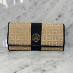 TOMMY HILFIGER トミーヒルフィガー 長財布 キャンバス TH ロゴ