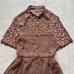 ニューヨーカー 未使用に近い ボウタイリボン 半袖ワンピース ロング