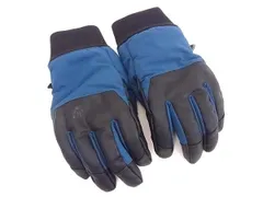 ■美品■ THE NORTH FACE - ザ・ノースフェイス ナイロン×レザー グローブ 手袋 表記サイズ M レディース ブルー系×ブラック系 FA1239