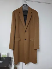 新品 TIME HOMME 23 ジェントル LINE カシミア100 シングルコート キャメル 105