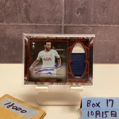 2017-18 Topps Mousa Dembele 16/25 直筆サインカード Tottenham Hotspur UEFA Champions League Momentous Material パッチ カード