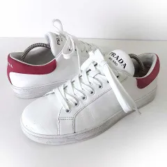 2025年最新】プラダスニーカー白の人気アイテム - メルカリ