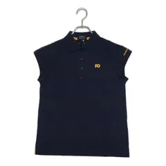 未使用品 レディース パーリーゲイツ PEARLY GATES 半袖ポロシャツ 0(S) 紺 ネイビー ボーダー