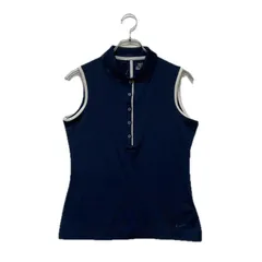 中古 レディース ナイキ NIKE ノースリーブ M 紺 ナイキ ストレッチ