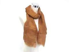 □美品□ GIORGIO ARMANI ジョルジオアルマーニ シルク✕リネン 大判