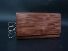 LOUIS VUITTON ルイヴィトン M63823 エピ ミュルティクレ4 4連 キーケース 鍵入れ メンズ レディース ブラウン系 DJ8921