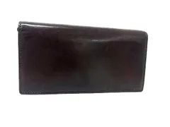 COACH コーチ レザー 二つ折り 長財布 ウォレット 札入れ 小銭入れ カード入れ メンズ ダークブラウン系 DK9202