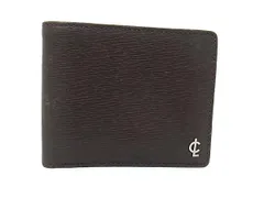 COACH コーチ レザー 二つ折り 財布 ウォレット 札入れ カード入れ メンズ レディース ダークブラウン系 DK9213