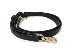 MICHAEL KORS マイケルコース レザー ショルダーストラップ 斜め掛け 肩掛け ブラック系 DK9052