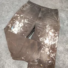 2025年最新】carhartt ダブルニー ブラウン 36×30の人気アイテム