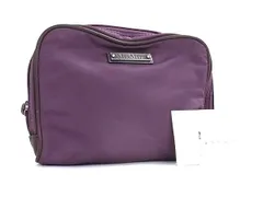 ■美品■ Max Mara マックスマーラ ナイロン ポーチ マルチケース 小物入れ レディース メンズ パープル系 DL0310のサムネイル