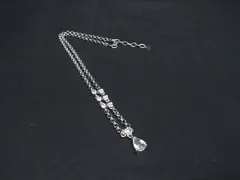 ■美品■ NINA RICCI ニナリッチ ネックレス アクセサリー レディース シルバー系 DL0597