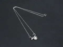 ■美品■ TASAKI タサキ SV925 本真珠 アコヤ真珠 パール 約7mm ネックレス アクセサリー レディース シルバー系 DL0377