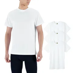 【新品】 [グンゼ] インナーシャツ G.T. HAWKINS T-SHIRT 3枚組 天竺 HK15133 メンズ ホワイト (日本サイズL相当)