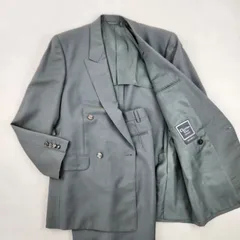 クリスチャンディオール　カジュアルスーツ　Christian Dior ダブルボタン グリーン セットアップ 奇抜カラー ヴィンテージ 希少 メンズ M L相当