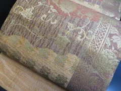 2503-7 未仕立て 袋帯 美品 正絹 着物 本場筑前博多織