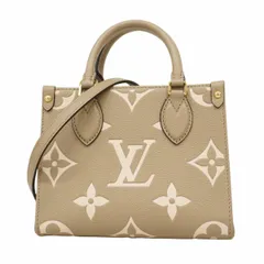 【5pb2165-h】ルイヴィトン ハンドバッグ モノグラム・アンプラント バイカラー オンザゴーBB M47054  トゥルトレールクレーム 2wayバッグ【中古】レディース ☆SALE【5pb2165-h】ルイヴィトン ハンドバッグ モノグラム・アン