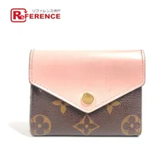 LOUIS VUITTON ルイヴィトン 3つ折り財布 ポルトフォイユ・ゾエ M62933 モノグラムキャンバス ローズバレリーヌ ピンク