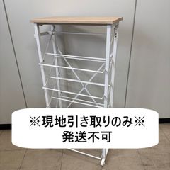 【現地引取のみ・発送不可シューズラック　ラック　下駄箱　 ※リユース品※