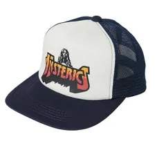 【新品未使用】HYSTERIC GLAMOUR  ヒステリックグラマー BAD ASS FIRE LOGOメッシュキャップ ブラウン