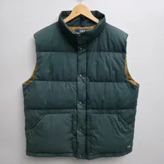 L THE NORTH FACE ザノースフェイス グリーン ダウン ベスト
