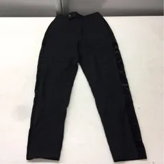 送料無料★HARE ハレ★ハイウエストパンツ ボトムス★ユーデュロイサイドラインパンツ★レディースSサイズ★ブラック 黒#20617sbc