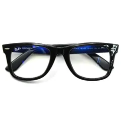 美品 Ray-Ban レイバン サングラス RB2140-F WAYFARER イタリア製 ウェイファーラー フルフィット 調光 901/5F ブラック 61004353