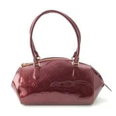 ルイヴィトン ヴェルニ シャーウッド PM エナメル ハンドバッグ M91493 アマラント ワインレッド【中古】