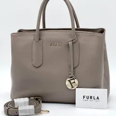 【美品】FURLA TESSA ハンドバッグ 2way ショルダーバッグ