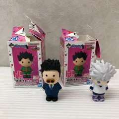 ▲一番くじ HUNTER×HUNTER H賞 ミニマスコット～玩具は多い程楽しいじゃない？ キルア・レオリオ 2つセット 中古品 smtketc093079