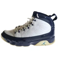 NIKE (ナイキ) AIR JORDAN 9 UNIVERSITY BLUE エアジョーダン9 ユニバーシティブルー ハイカットスニーカー ホワイト/ブルー US11/29cm 302370-145