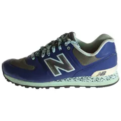 New Balance (ニューバランス) ML574OBB レザー ローカットスニーカー ネイビー/グレー US10/28cm