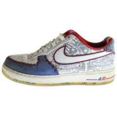 NIKE (ナイキ) 【観賞用2013年製】 AIR FORCE 1 LOW CMFT エアフォース 1 ローカットスニーカーシューズ ホワイト/ブルー US11/29cm 579941-100