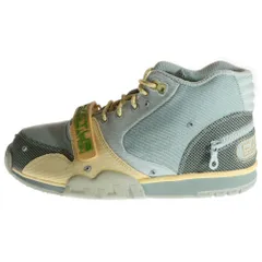 NIKE (ナイキ) ×TRAVIS SCOTT AIR TRAINER 1 SP トラヴィススコット エアトレーナー1 ハイカットスニーカー ライトグリーン US11/29cm DR7515-001