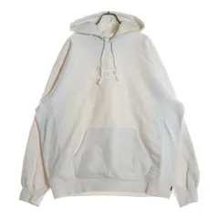 SUPREME (シュプリーム) 23AW Box Logo Hooded Sweatshirt ボックスロゴ プルオーバースウェットパーカー フーディー ホワイト