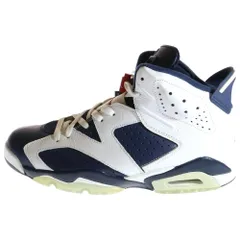 NIKE (ナイキ) 【観賞用2012年製】 AIR JORDAN 6 RETRO OLYMPIC エアジョーダン 6 レトロ オリンピック ハイカットスニーカー シューズ US11/29cm 384664-130