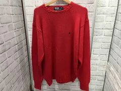 POLO RALPH LAUREN ／ ポロラルフローレン ／ ニット ／ 古着 ／ 90s ／ サイズL ／ レッド