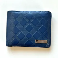 ブラックレーベルクレストブリッジ　二つ折り財布　ネイビー×ブラックのサムネイル