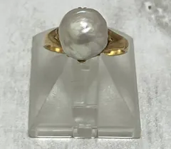 K18 約11.5号 パール風 約4.3g 