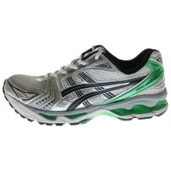 ASICS (アシックス) GEL-KAYANO 14 ゲルカヤノ ローカットスニーカー シルバー/グリーン US8.5/26.5cm 1201A019-110