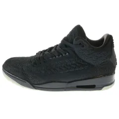 NIKE (ナイキ) AIR JORDAN 3 RETRO FLYKNIT エアジョーダン3 レトロ フライニット ハイカットスニーカー ブラック US11/29cm AQ1005-001