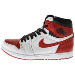 NIKE (ナイキ) AIR JORDAN 1 HIGH OG HERITAGE エアジョーダン ヘリテージ ハイカットスニーカー ホワイト/レッド US11/29cm 555088-161