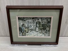 アントンピック おもちゃ屋 3Dデコパージュ シャドーボックス 額装