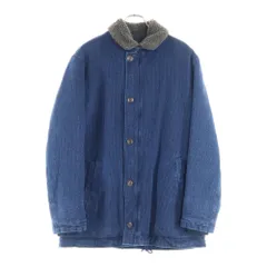 The DUFFER of St.GEORGE (ザダファーオブセントジョージ) 裏ボア ジップアップジャケット ブルゾン インディゴ DF-CD-77859のサムネイル