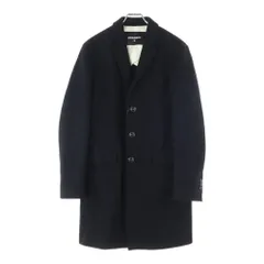 DSQUARED2 (ディースクエアード) 15AW ウール チェスターコート ロングコート ブラック S74AA0078のサムネイル