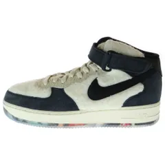 NIKE (ナイキ) AIR FORCE 1 MID 07 PREMIUM エアフォース1 プレミアム ココナッツ ミッドカットスニーカー ホワイト/グレー US10.5/28.5cm DO2123-113