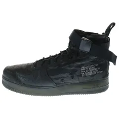 NIKE (ナイキ) SF AIR FORCE 1 MID QS エアフォース1 カモ柄 ミッドカットスニーカー ブラック US11/29cm AA7345-001